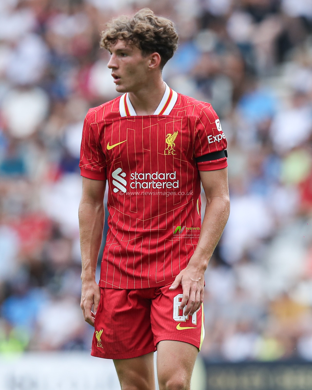 Lewis Koumas of Liverpool during the Pre-season friendly match Preston North End vs Liverpool at Deepdale, Preston, United Kingdom, 13th July 2025

(Photo by Jorge Horsted/News Images)
