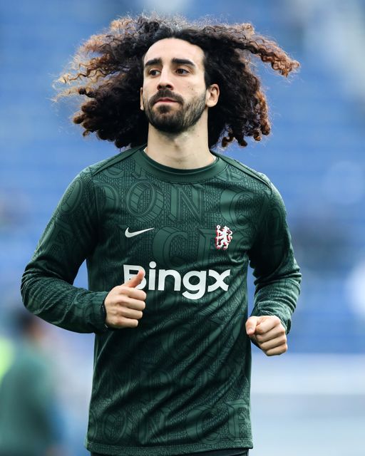 Marc Cucurella of Chelsea warms up ahead of the Premier League match Everton vs Chelsea at Hill Dickinson Stadium, Liverpool, United Kingdom on 21 March 2026

(Photo by Jorge Horsted/News Images)