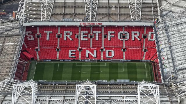 An aerial view of Old Trafford during the Premier League match Manchester United vs Crystal Palace at Old Trafford, Manchester, United Kingdom on 01 March 2026

(Photo by Mark Cosgrove/News Images)