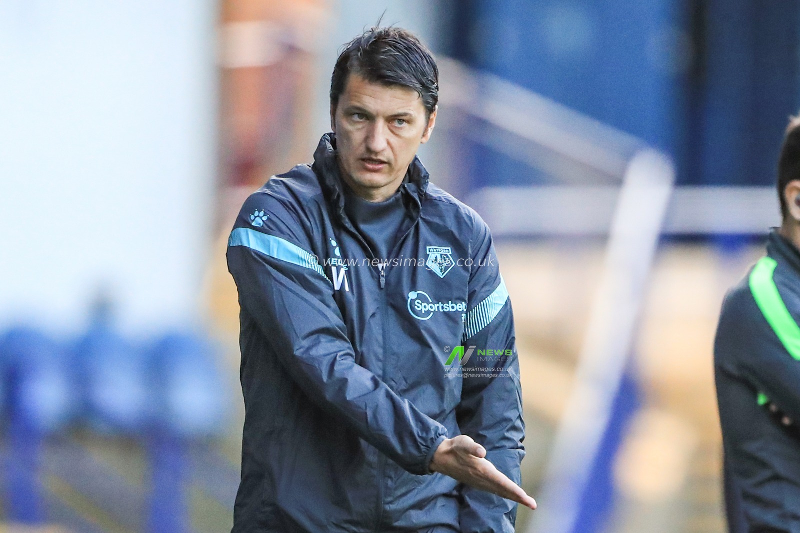 Vladimir Ivic manager of Watford reacts during the game