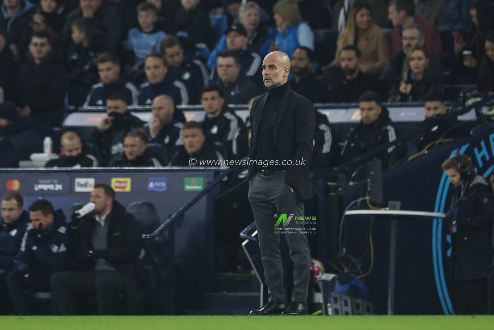 Pep Guardiola manager of Manchester City during the UEFA Champions League match Manchester City vs F.C. Copenhagen at Etihad Stadium, Manchester, United Kingdom, 6th March 2024

(Photo by Mark Cosgrove/News Images)