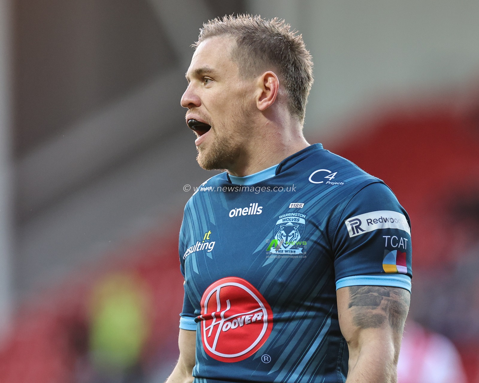Matt Dufty #1 of Warrington Wolves during the Betfred Super League Round 10 match St Helens vs Warrington Wolves at Totally Wicked Stadium, St Helens, United Kingdom, 20th April 2023

(Photo by Mark Cosgrove/News Images)