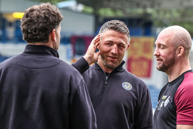 Sam Burgess manager of Warrington Wolves arrives during the Betfred Super League round 10 match Huddersfield Giants vs Warrington Wolves at Accu Stadium, Huddersfield, United Kingdom on 02 May 2026

(Photo by Alfie Cosgrove/News Images)