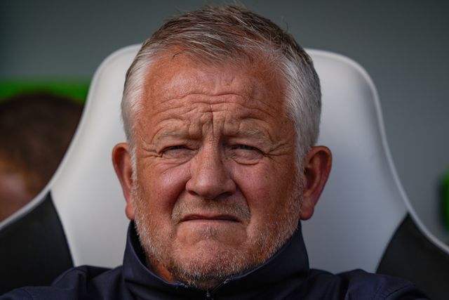 Chris Wilder manager of Sheffield United looks on during the Sky Bet Championship match Derby County vs Sheffield United at Pride Park Stadium, Derby, United Kingdom on 02 May 2026

(Photo by Maynard Manyowa/News Images)