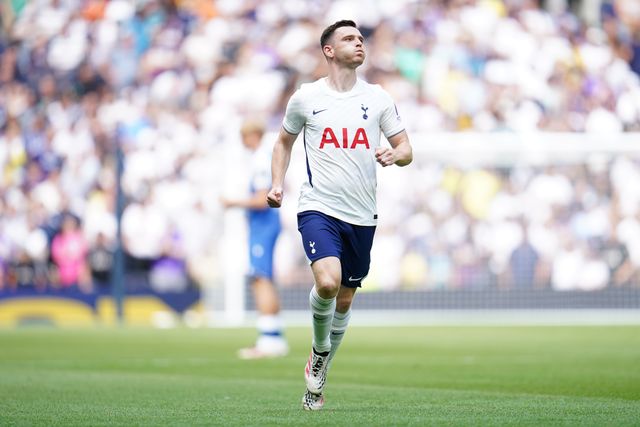 Andy Robertson of Tottenham Hotspur during the pre-season friendly match Tottenham Hotspur vs Hoffenheim at Tottenham Hotspur Stadium, London, United Kingdom on 15 August 2026

(Photo by Harvey Murphy/News Images)