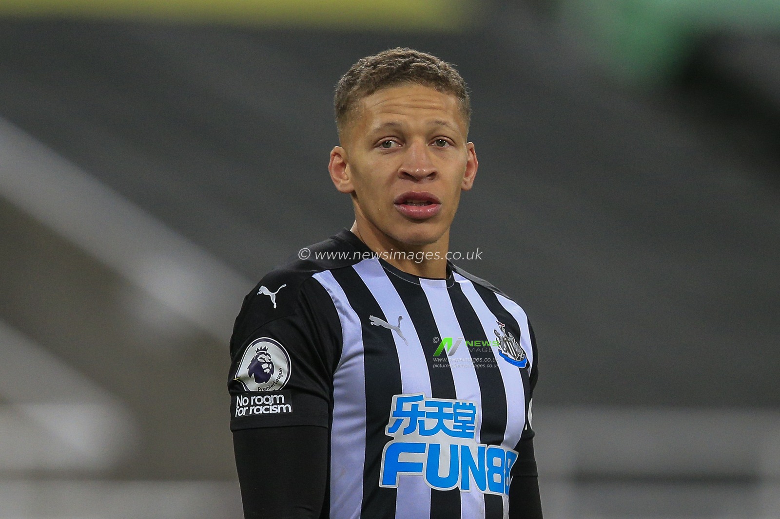 Dwight Gayle #12 of Newcastle United during the game