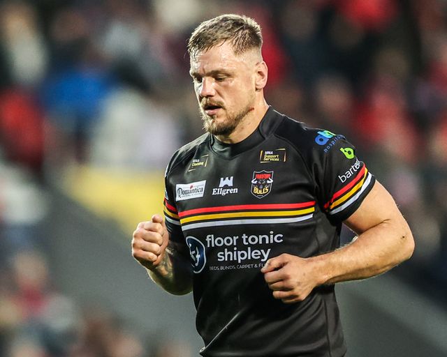 Ryan Sutton of Bradford Bulls during the Betfred Super League round 4 match St Helens vs Bradford Bulls at The BrewDog Stadium, St Helens, United Kingdom on 07 March 2026

(Photo by Alfie Cosgrove/News Images)