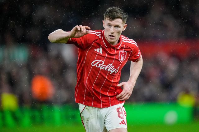 Elliot Anderson of Nottingham Forest during the UEFA Europa League 
Knockout Round Play-offs match Nottingham Forest vs Fenerbahce at City Ground, Nottingham, United Kingdom on 26 February 2026

(Photo by Maynard Manyowa/News Images)