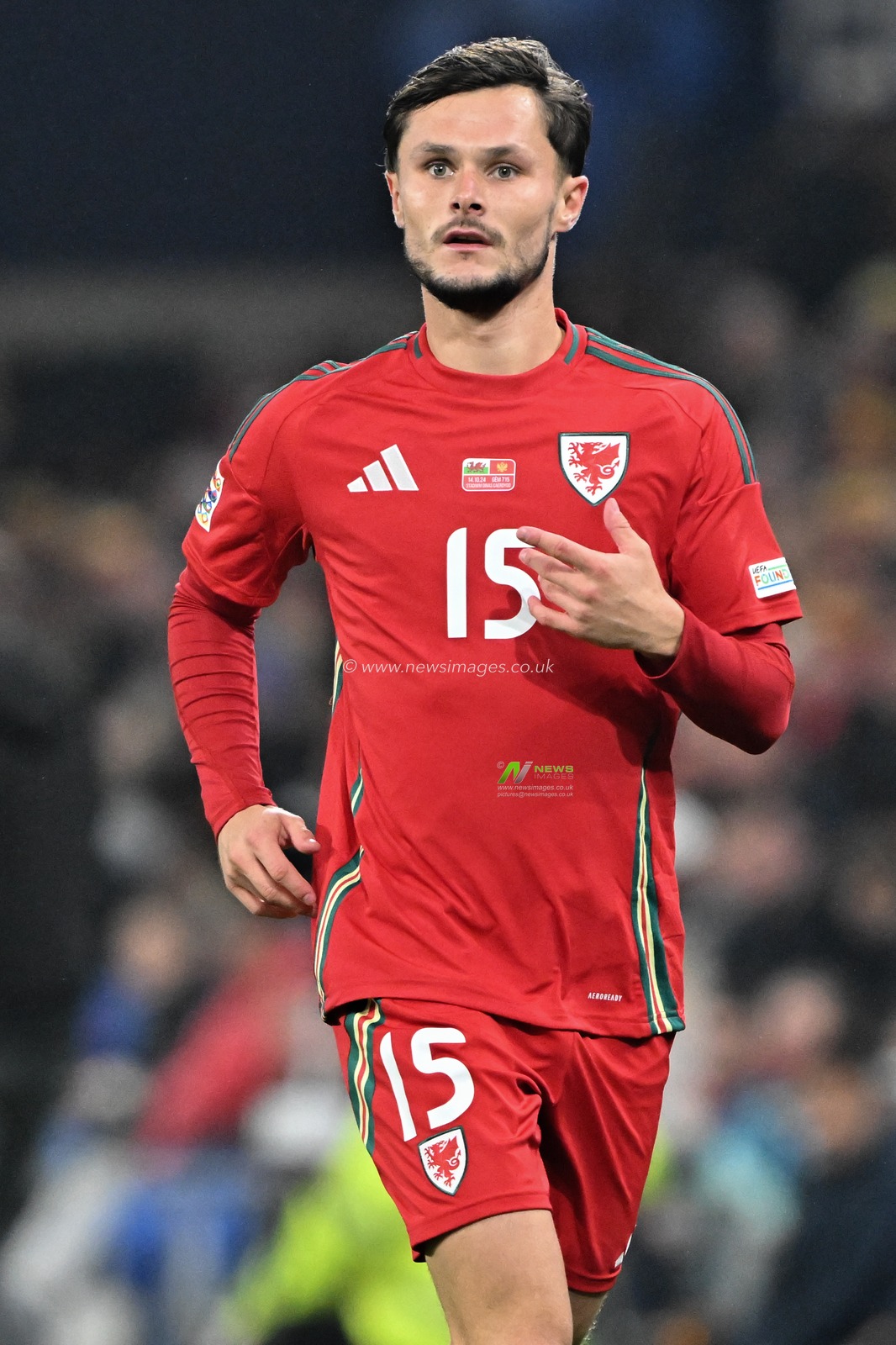 Liam Cullen of Wales during the UEFA Nations League - League B - Group 4 match Wales vs Montenegro at Cardiff City Stadium, Cardiff, United Kingdom, 14th October 2024

(Photo by Cody Froggatt/News Images)