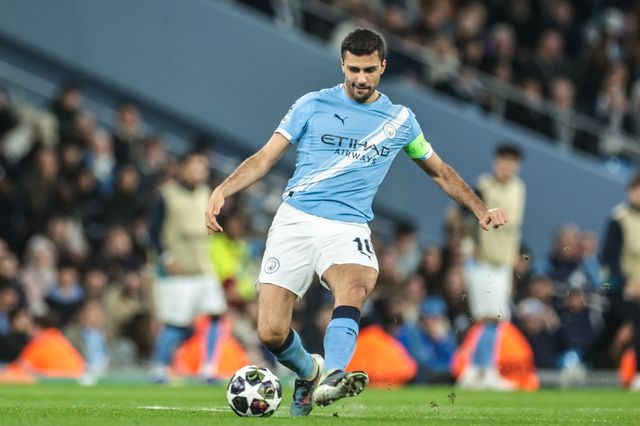 Rodrigo of Manchester City during the UEFA Champions League last 16 second leg match Manchester City vs Real Madrid at The City of Manchester Stadium, Manchester, United Kingdom on 17 March 2026

(Photo by Mark Cosgrove/News Images)