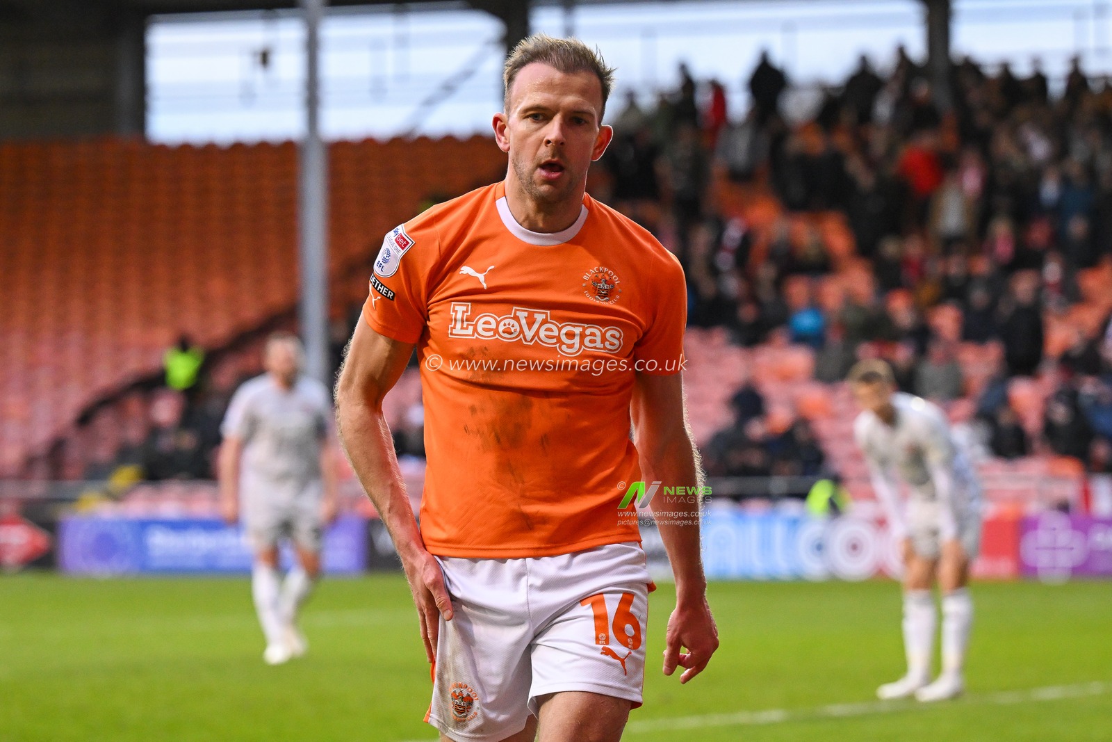 Jordan Rhodes of Blackpool during the Sky Bet League 1 match Blackpool vs Exeter City at Bloomfield Road, Blackpool, United Kingdom, 13th January 2024

(Photo by Craig Thomas/News Images)
