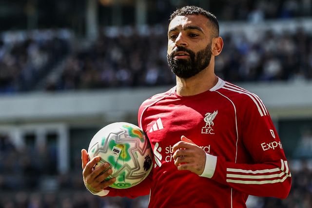 Mohamed Salah of Liverpool during the Premier League match Everton vs Liverpool at Hill Dickinson Stadium, Liverpool, United Kingdom on 19 April 2026

(Photo by Alfie Cosgrove/News Images)