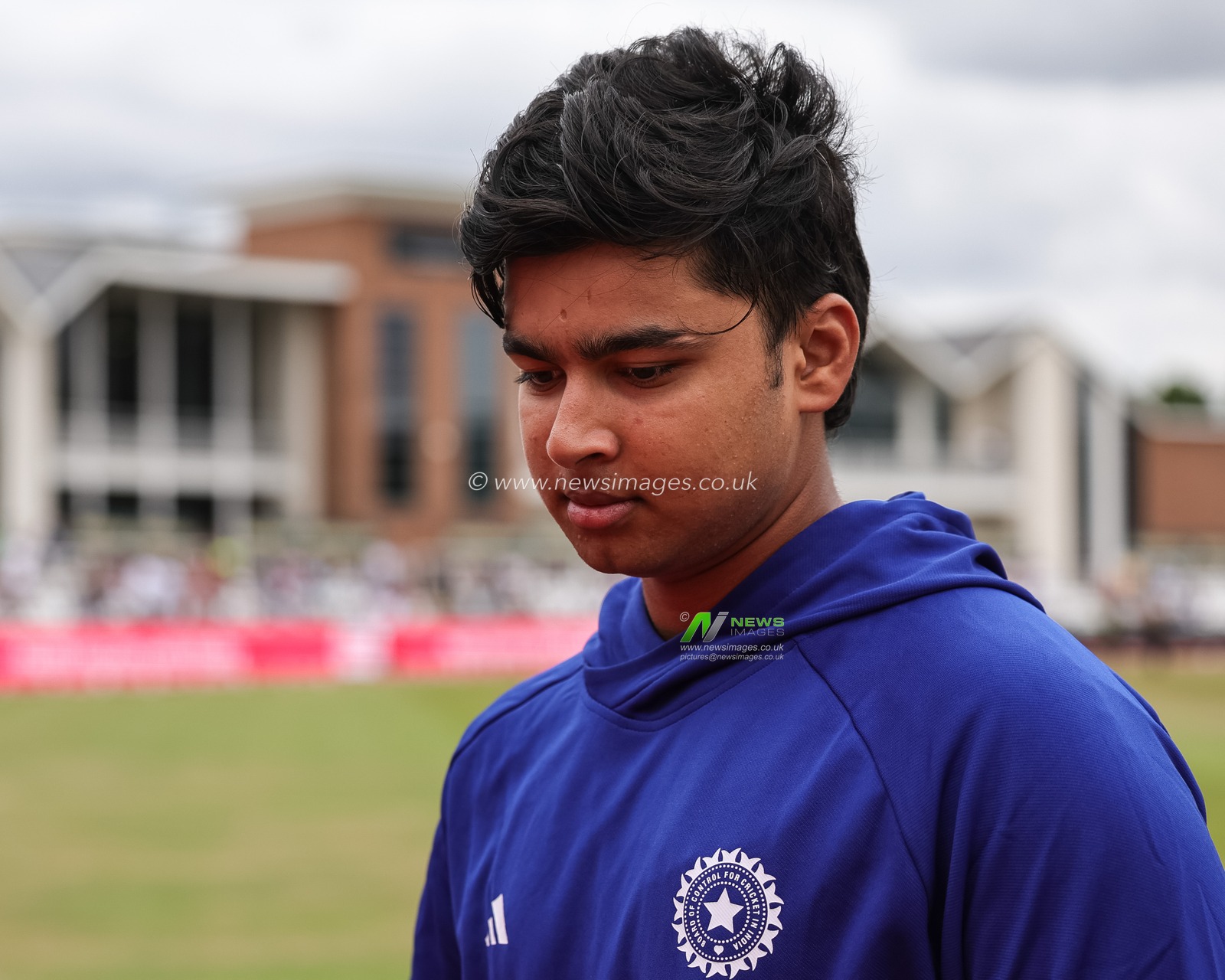 15 year old Vaibhav Sooryavanshi of India in the pre-game warm up session during the First Vitality T20 International match England vs India at Banks Homes Riverside Stadium, Chester-le-street, United Kingdom on 01 July 2026

(Photo by Mark Cosgrove/News Images)