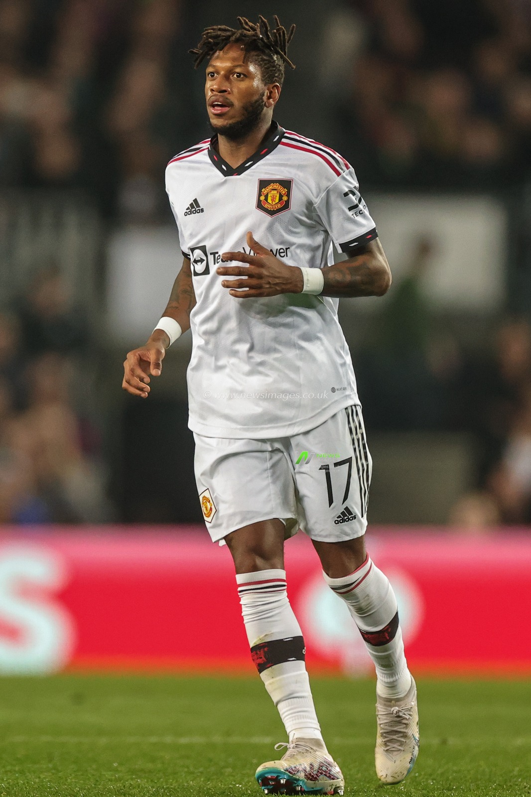 Fred #17 of Manchester United during the UEFA Europa League Knockout Round Play-Offs Barcelona vs Manchester United at Spotify Camp Nou, Barcelona, Spain, 16th February 2023

(Photo by Mark Cosgrove/News Images)