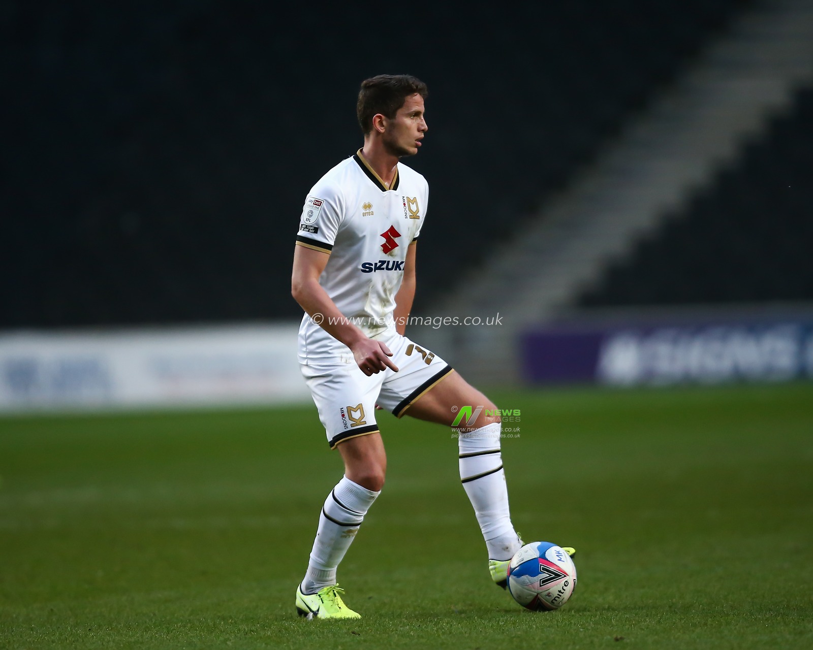 Jordan Houghton #24 of Milton Keynes Dons