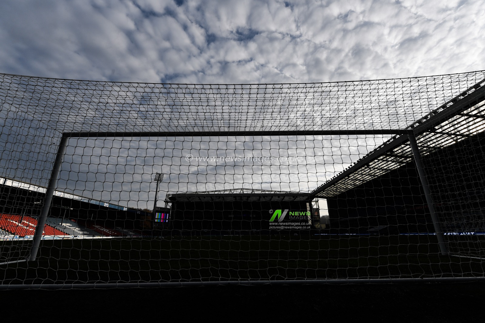 A general view of Ewood Park, the home of Blackburn Rovers