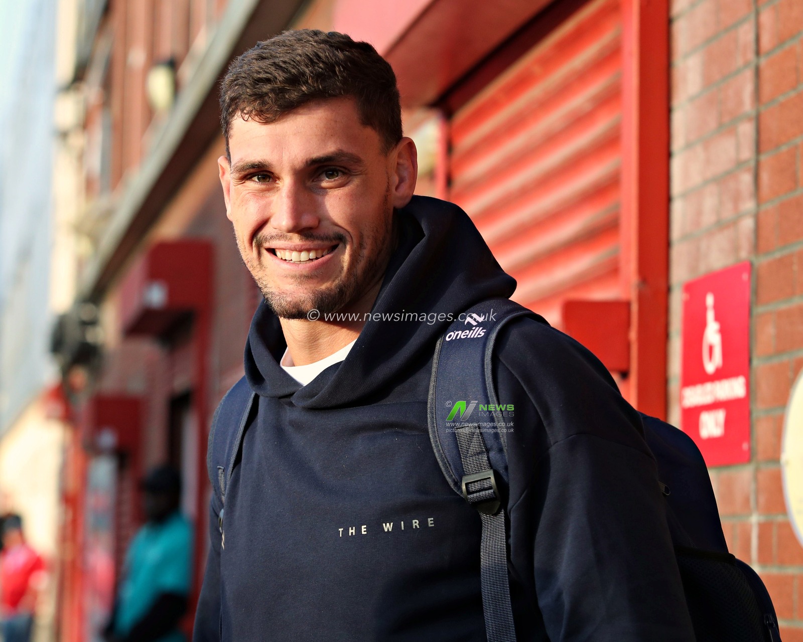 Sam Stone of Warrington Wolves arrives before the Betfred Super League round 27 match Hull KR vs Warrington Wolves at Sewell Group Craven Park, Kingston upon Hull, United Kingdom, 18th September 2025(Photo by Sam Eaden/News Images)