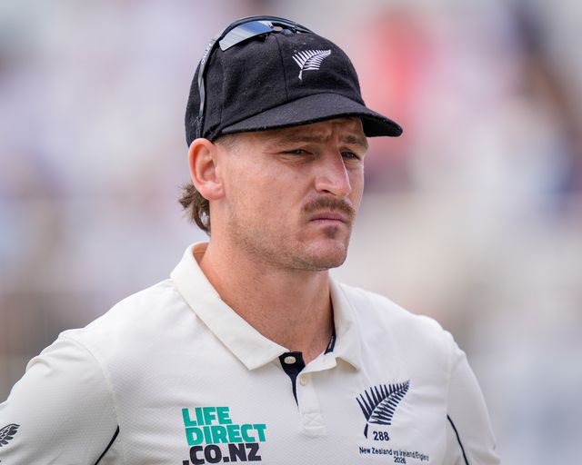 Nathan Smith of New Zealand during the 3rd Rothesay Test Match Day 5 match England vs New Zealand at Trent Bridge, Nottingham, United Kingdom on 29 June 2026

(Photo by Maynard Manyowa/News Images)