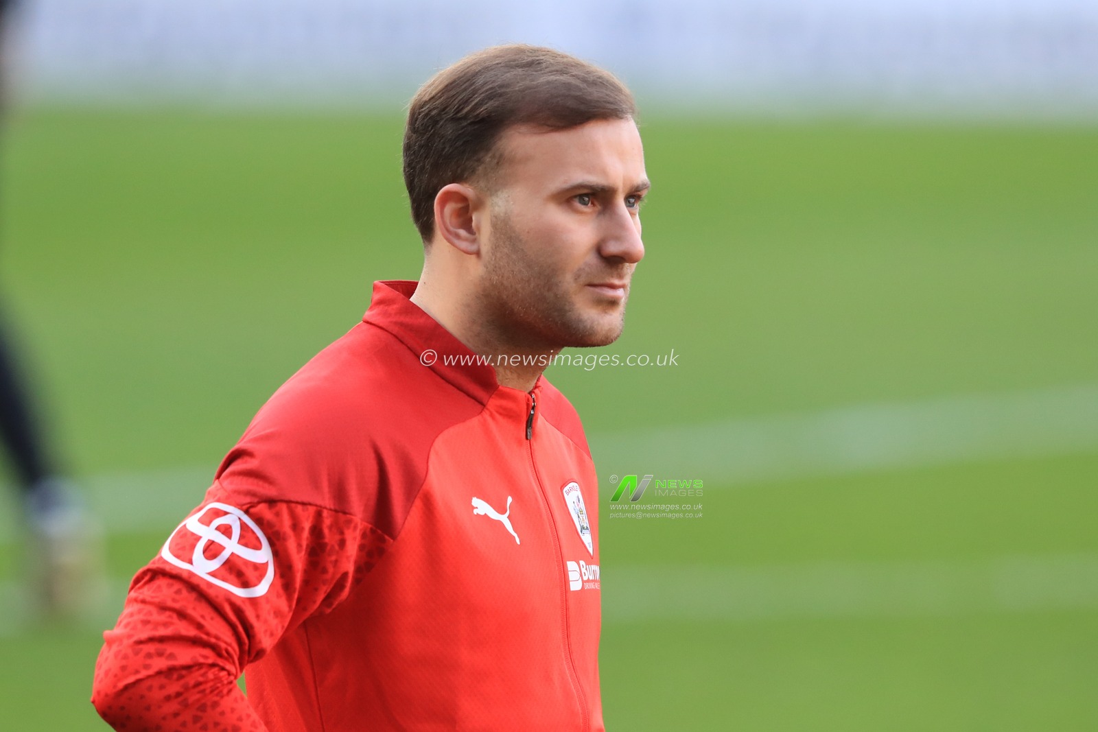 Herbie Kane of Barnsley in the pregame warmup session during the Sky Bet League 1 match Barnsley vs Bristol Rovers at Oakwell, Barnsley, United Kingdom, 13th January 2024

(Photo by Alfie Cosgrove/News Images)
