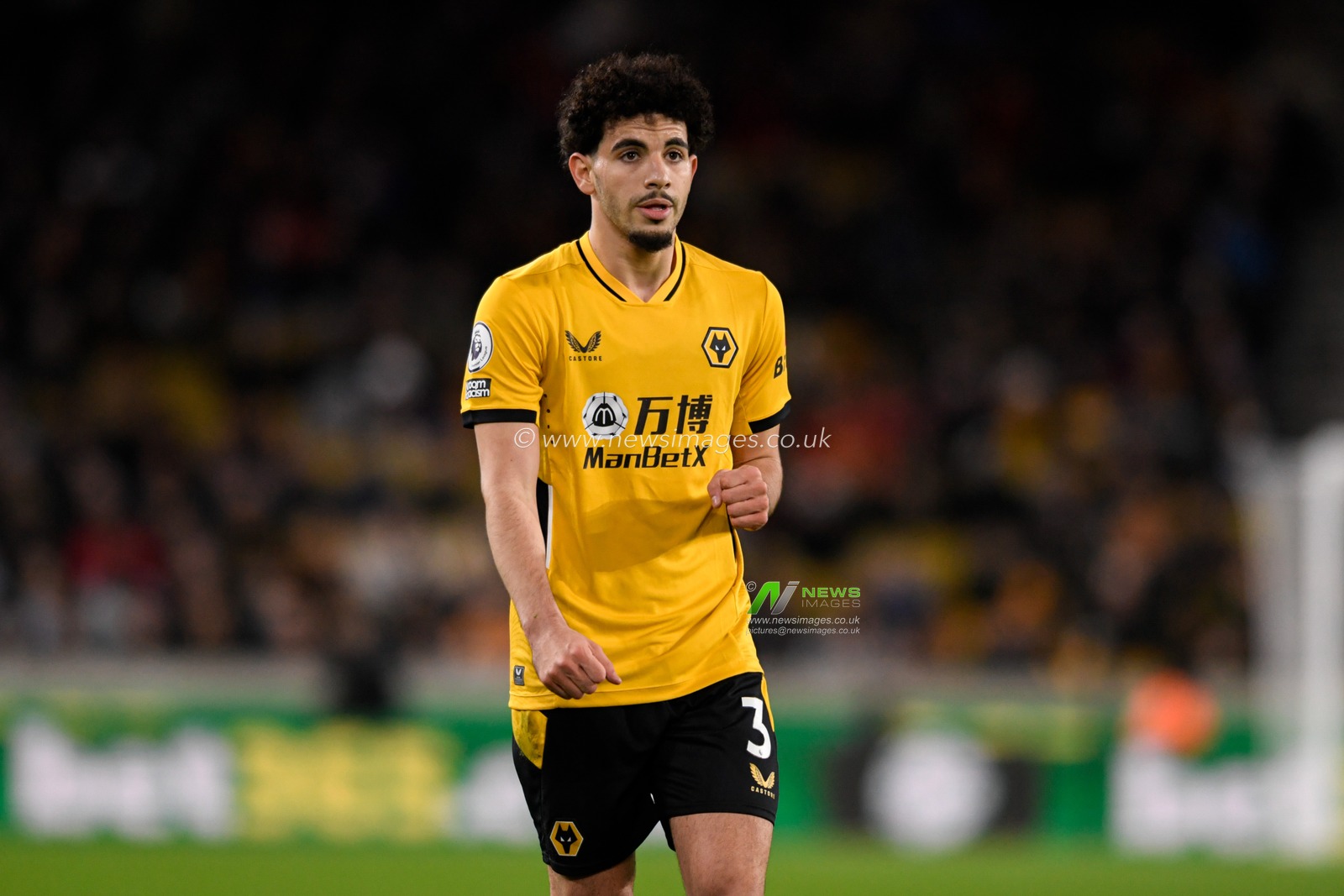 Rayan Ait-Nouri #3 of Wolverhampton Wanderers in action during the game