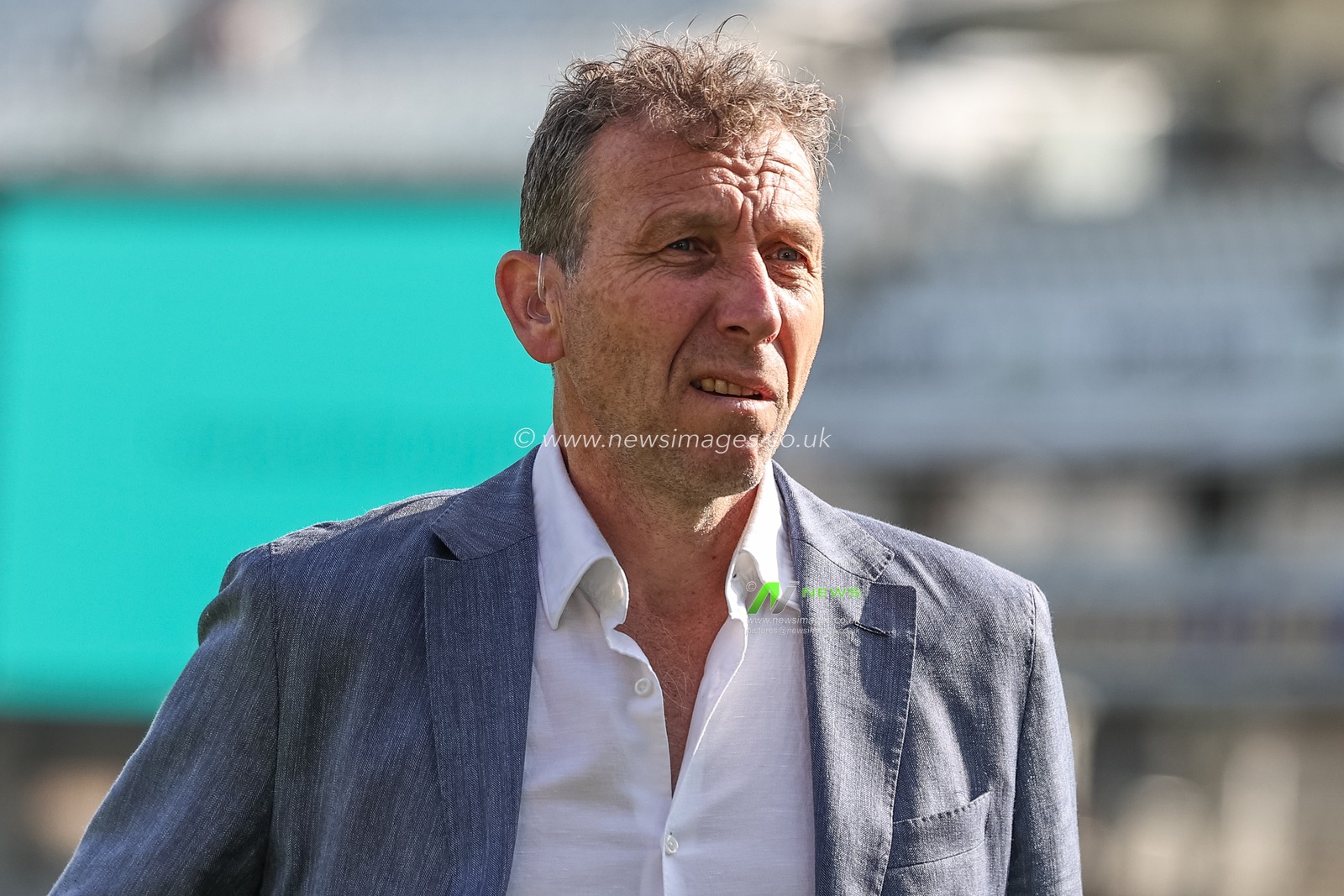 Former England international Michael Atherton during the England v Sri Lanka 2nd Rothesay Test Match Day 2 at Lords, London, United Kingdom, 30th August 2024

(Photo by Mark Cosgrove/News Images)