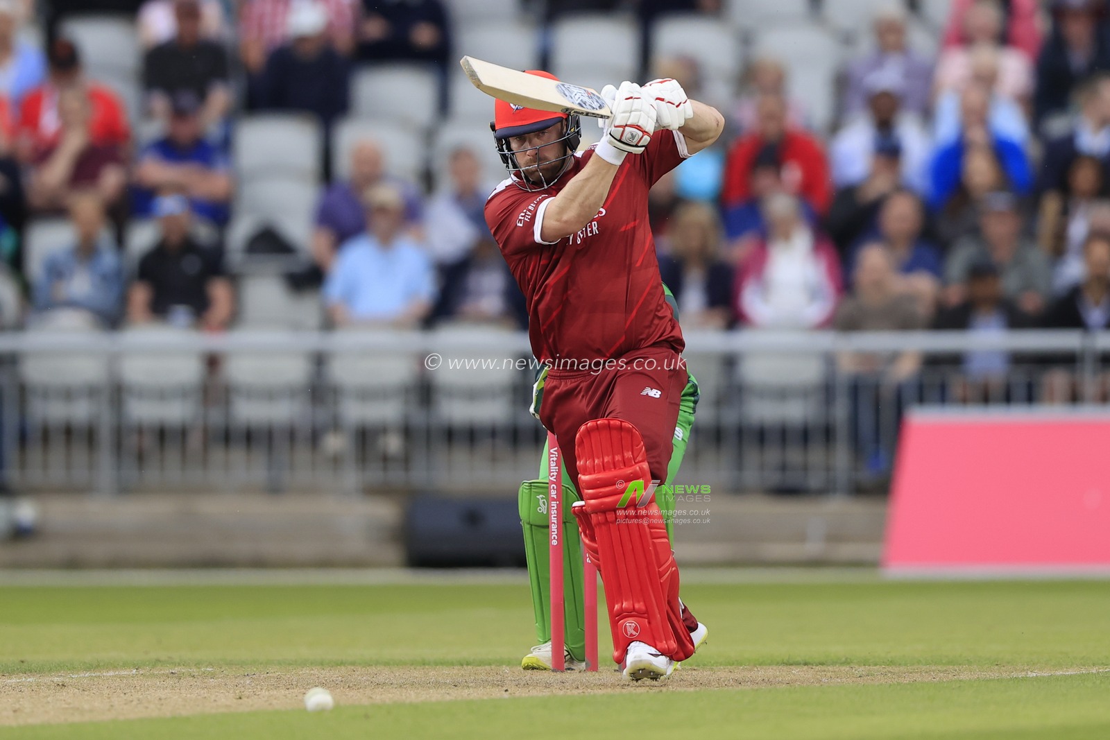 Steven Croft of Lancashire Lightning in batting action during the Vitality Blast match Lancashire Lightning vs Leicestershire Foxes at Old Trafford, Manchester, United Kingdom, 25th May 2023

(Photo by Conor Molloy/News Images)