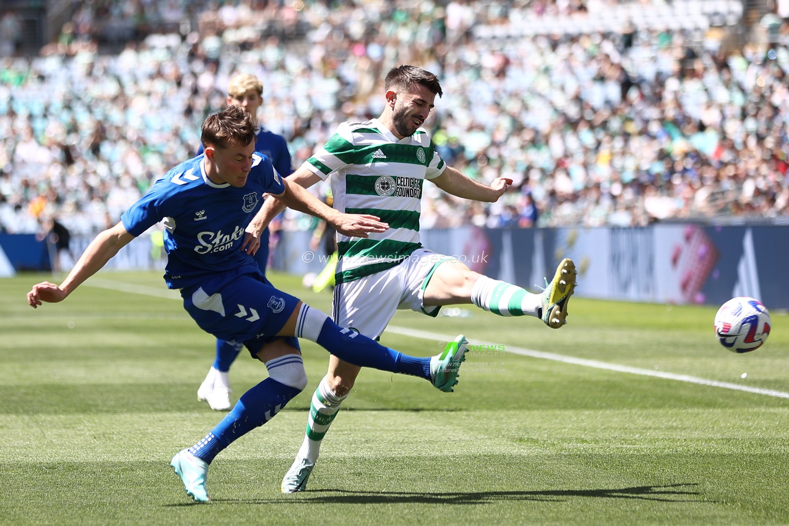 Greg Taylor of Celtic FC during the Sydney Super Cup match Celtic vs Everton at Accor Stadium, Sydney, Australia, 20th November 2022

(Photo by Patrick Hoelscher/News Images)
