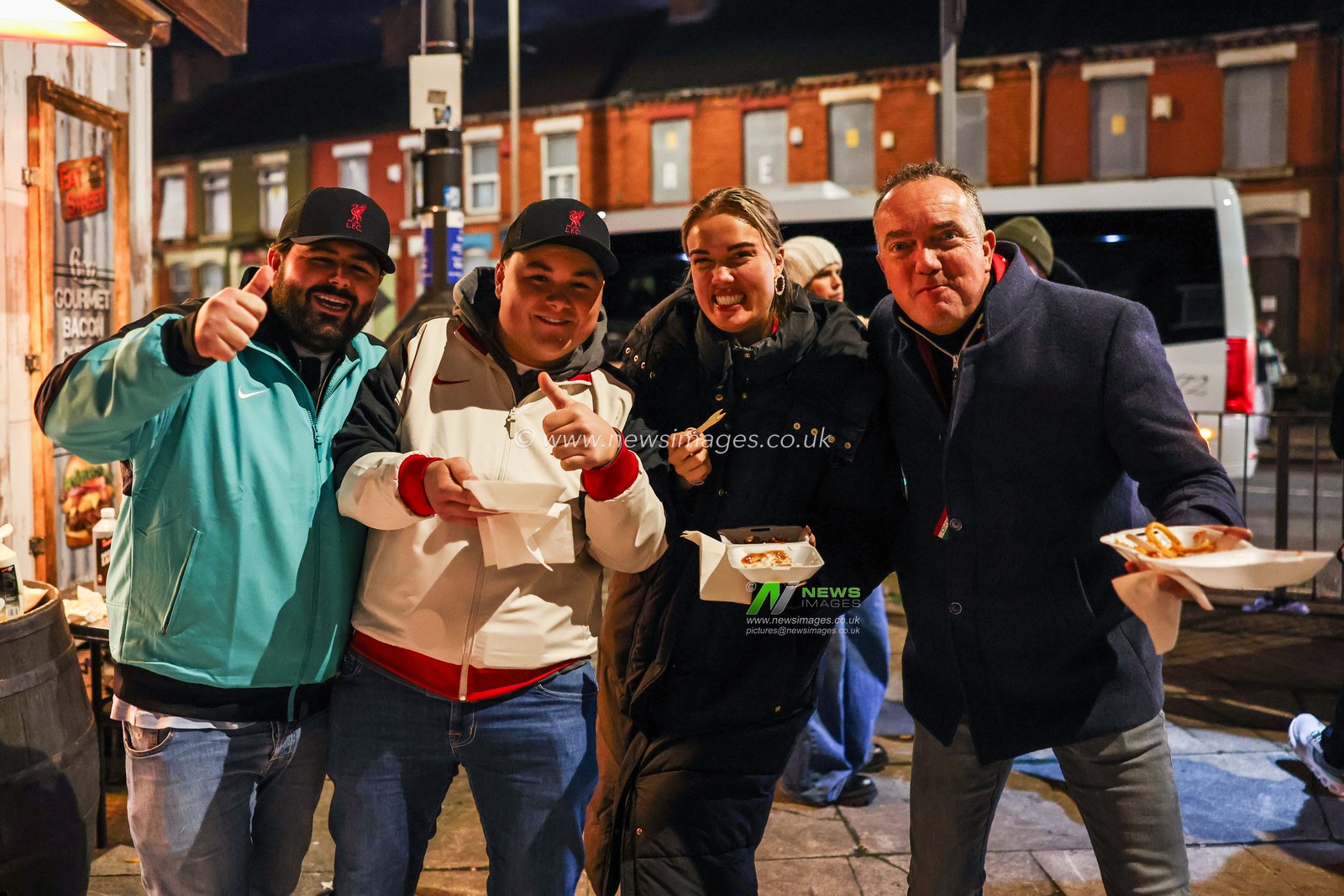 Fans enjoy the pre-match atmosphere prior to the UEFA Champions League, League Phase MD5 Liverpool v Real Madrid at Anfield, Liverpool, United Kingdom, 27th November 2024

(Photo by Mark Cosgrove/News Images)
