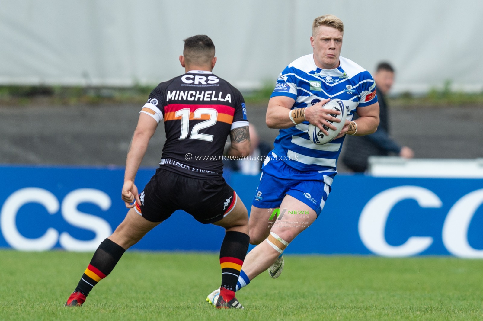 2nd June 2019 , Odsal Stadium, Bradford, England; Coral Challenge Cup 2019, Quarter Final , Bradford Bulls vs Halifax RLFC ; Dan Flemming of Halifax 


Credit: Richard Long/News Images