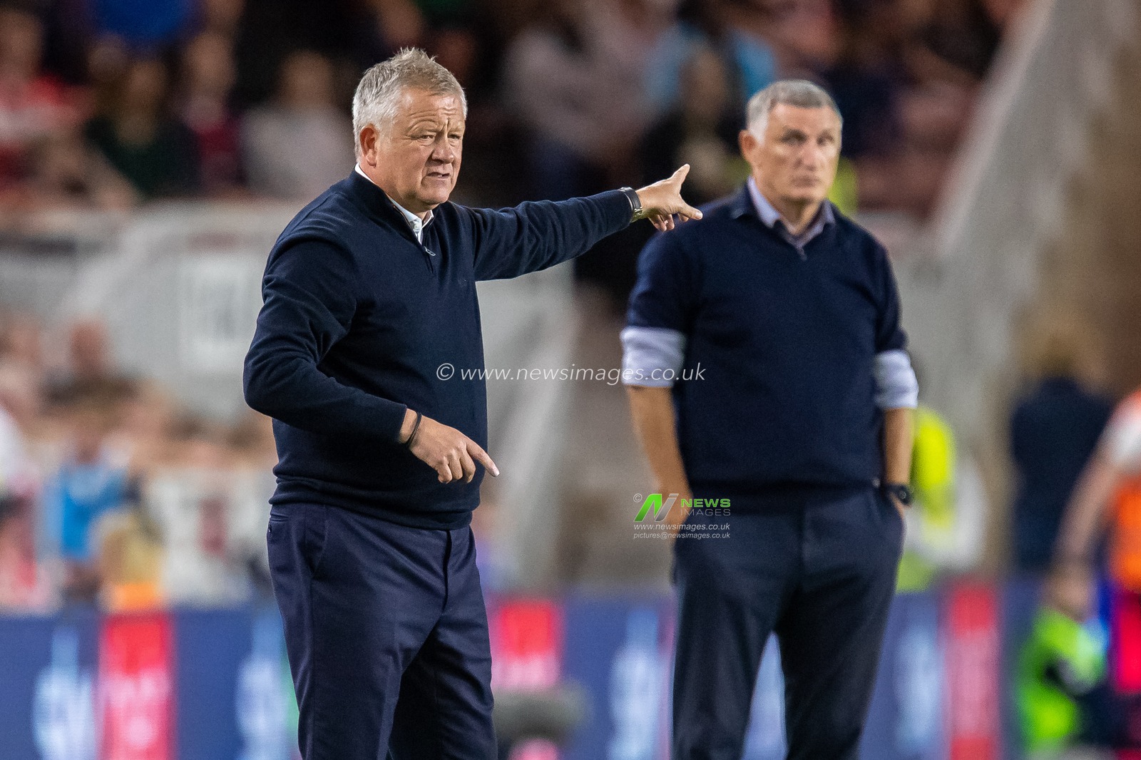 Chris Wilder manager of Middlesbrough gestures and reacts during the Sky Bet Championship match Middlesbrough vs Sunderland at Riverside Stadium, Middlesbrough, United Kingdom, 5th September 2022

(Photo by James Heaton/News Images)