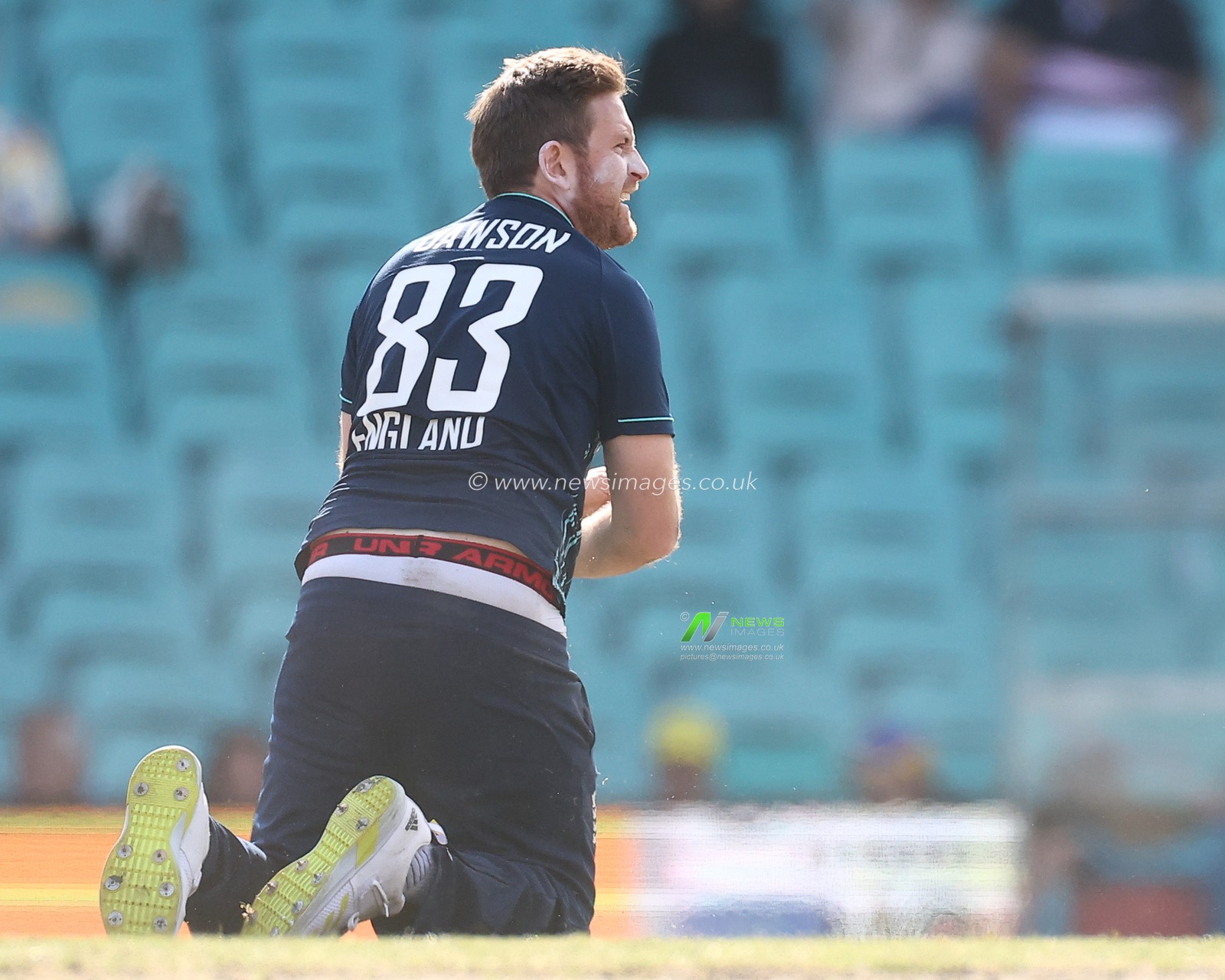 Liam Dawson of England looks dejected during the Dettol Series 2nd ODI match Australia vs England at SCG, Sydney, Australia, 19th November 2022

(Photo by Patrick Hoelscher/News Images)