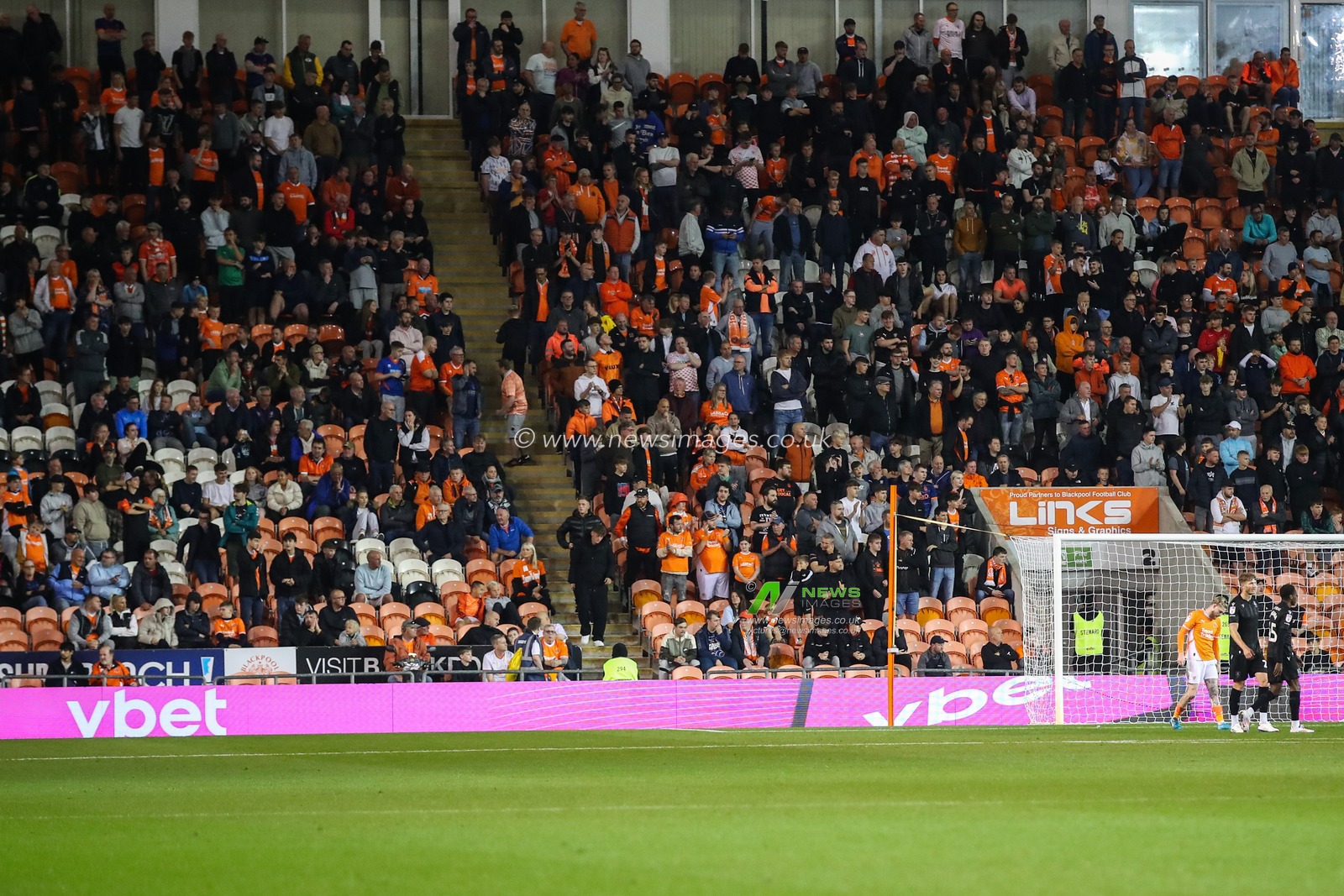 during the Carabao Cup match Blackpool vs Sheffield Wednesday at Bloomfield Road, Blackpool, United Kingdom, 17th September 2024

(Photo by Gareth Evans/News Images)
