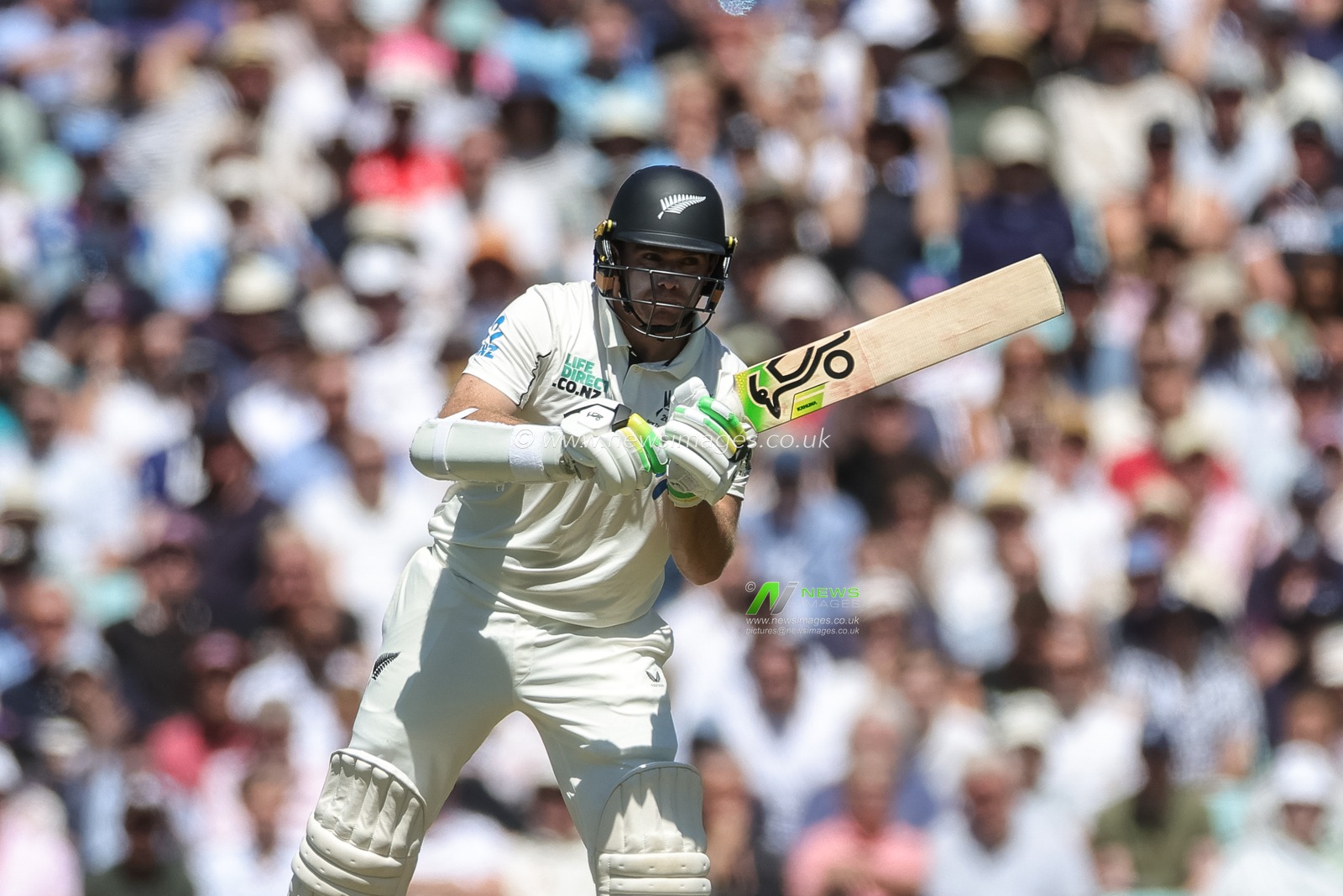 New Zealand captain Tom Latham during the 2nd Rothesay Test Match Day 1 match England vs New Zealand at The Kia Oval, London, United Kingdom on 17 June 2026

(Photo by Mark Cosgrove/News Images)