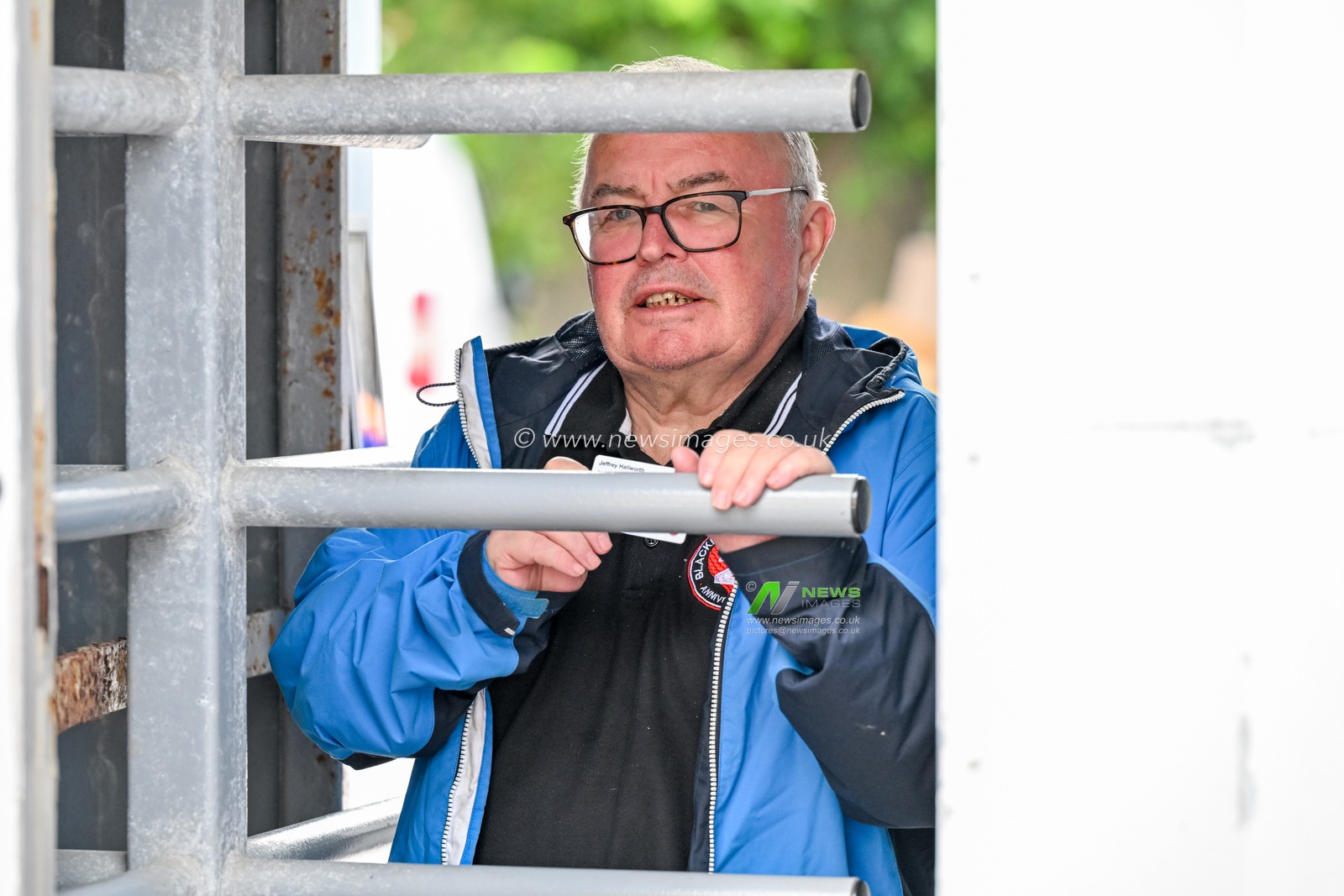 A Fleetwood Town supporter enters via the turnstile during the Sky Bet League 2 match Fleetwood Town vs Oldham Athletic at Highbury Stadium, Fleetwood, United Kingdom, 23rd August 2025

(Photo by Adam Gee/News Images)