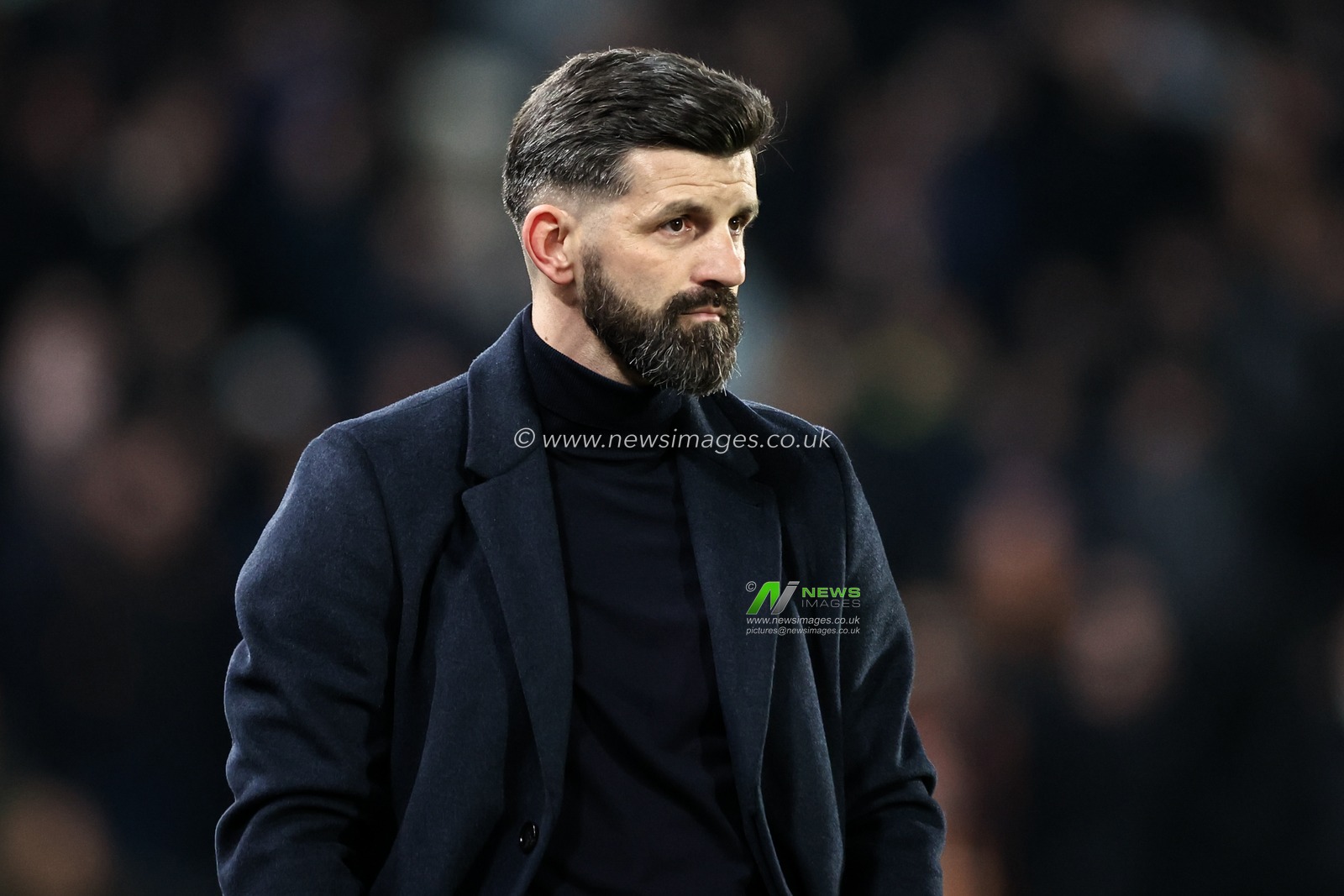 Miron Muslic manager of Plymouth Argyle looks on during the Sky Bet Championship match Hull City vs Plymouth Argyle at MKM Stadium, Hull, United Kingdom, 4th March 2025

(Photo by Mark Cosgrove/News Images)