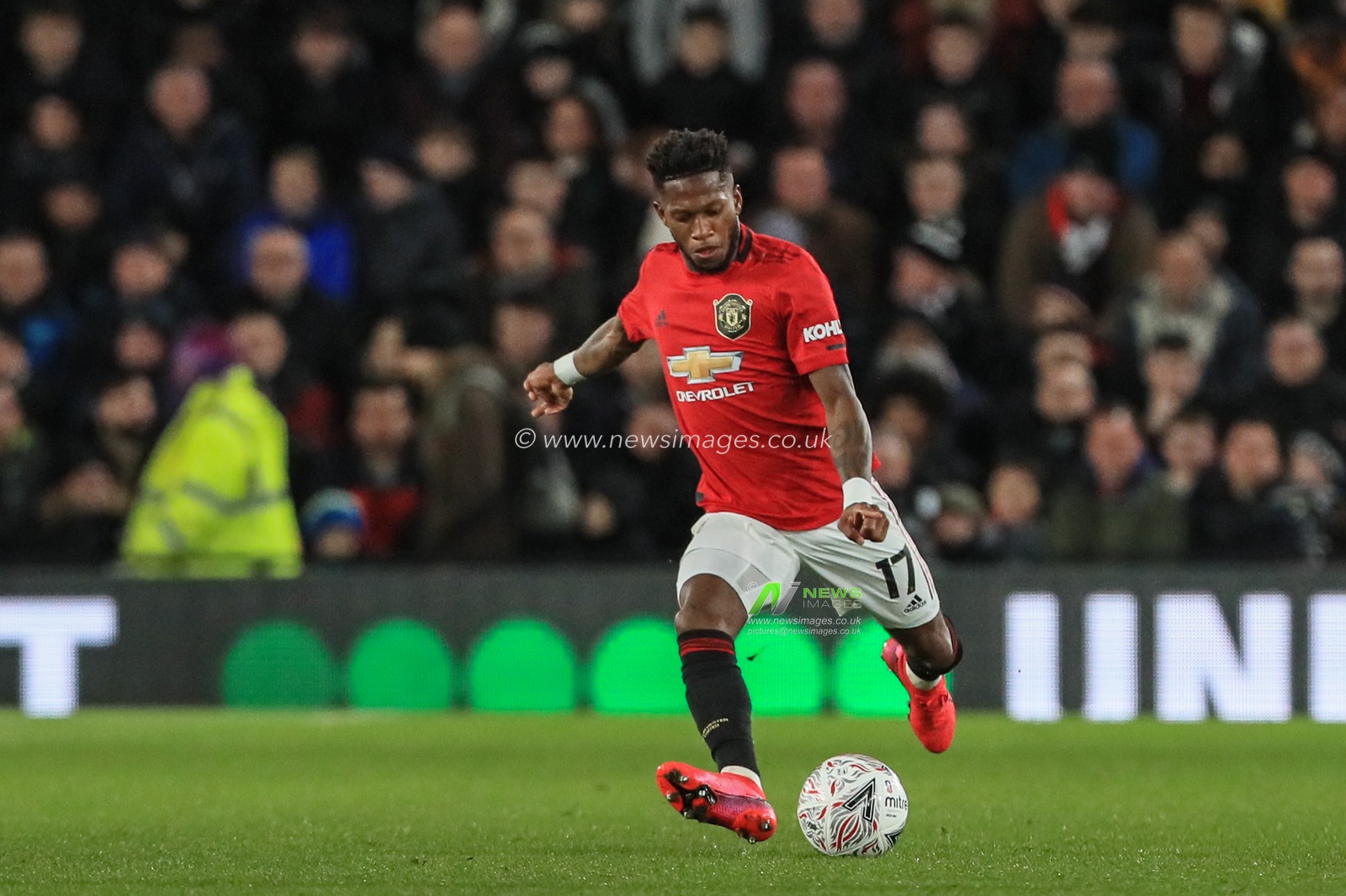 5th March 2020, Pride Park Stadium, Derby, England; Emirates FA Cup 5th Round, Derby County v Manchester United : Fred (17) of Manchester United in action during the game