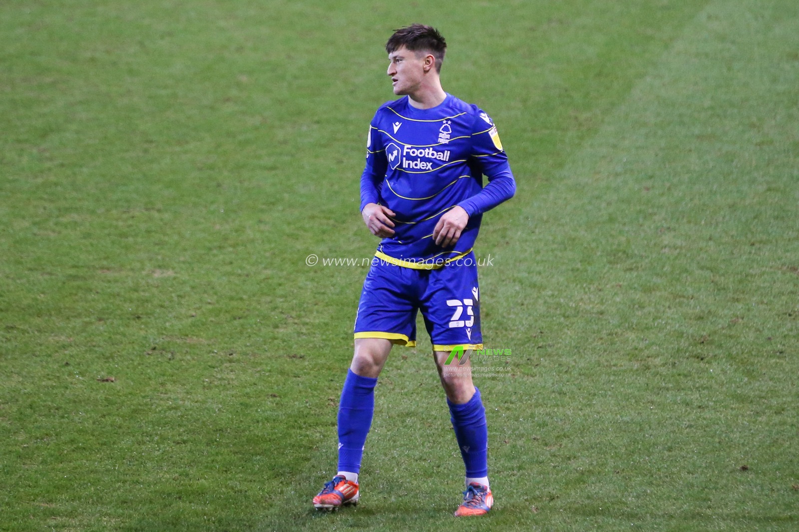 Joe Lolley #23 of Nottingham Forest during the game