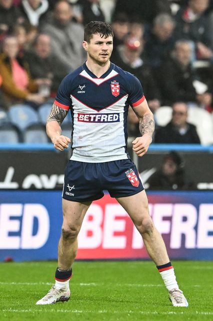 John Bateman of England during the Rugby League International match England vs Tonga at John Smith's Stadium, Huddersfield, United Kingdom, 28th October 2023

(Photo by Craig Thomas/News Images)