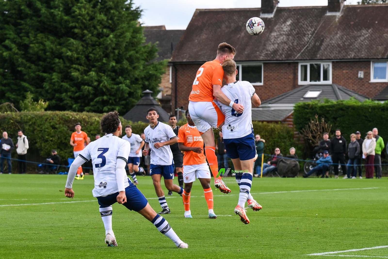during the Central League match Preston North End vs Blackpool at Springfield Training Ground, Preston, United Kingdom, 26th September 2023

(Photo by Craig Thomas/News Images)