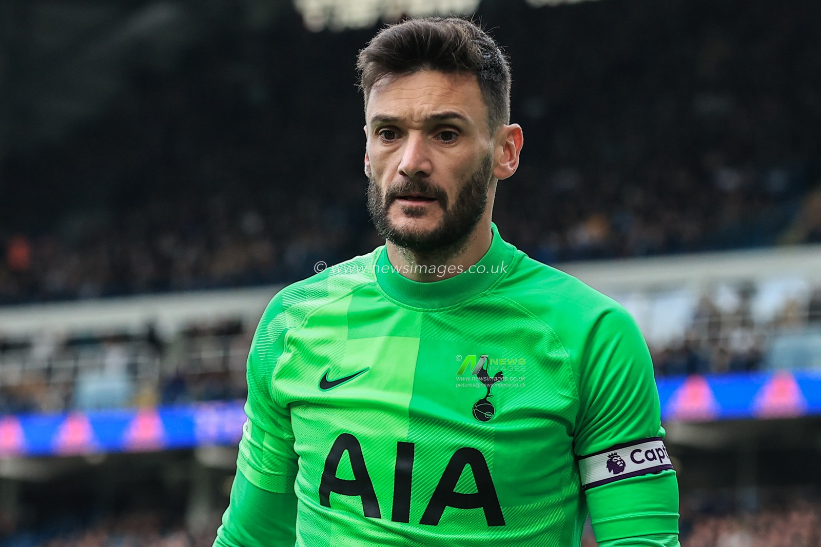 Hugo Lloris #1 of Tottenham Hotspur during the game