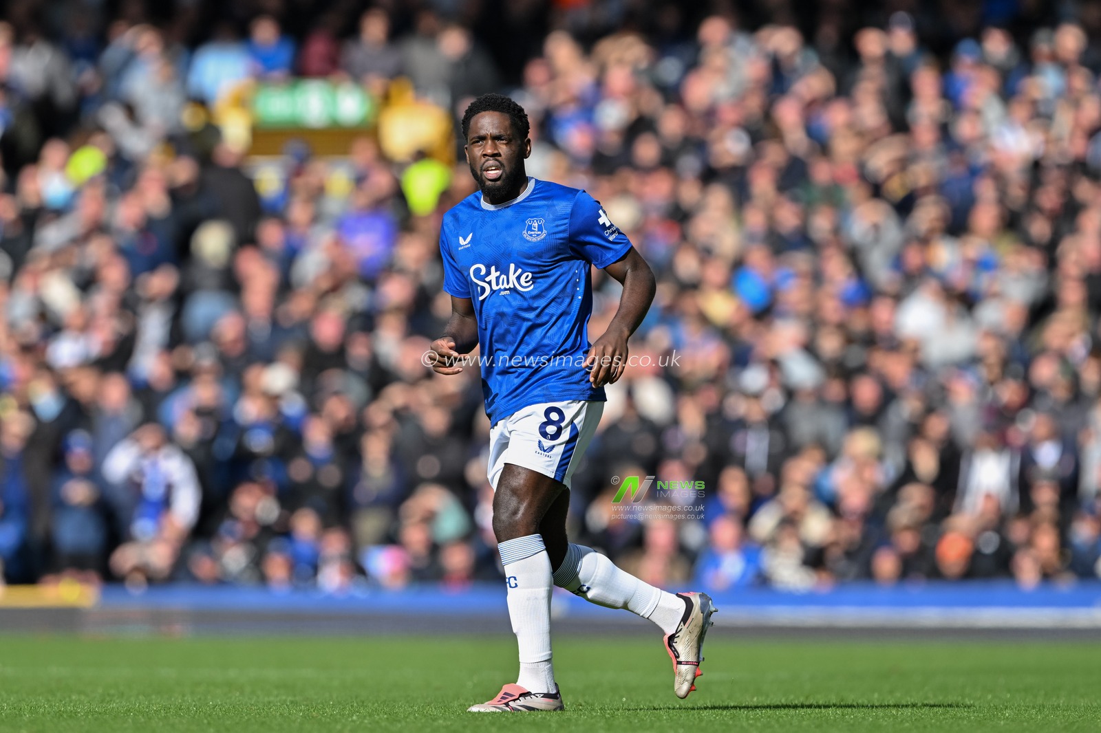 Orel Mangala of Everton during the Premier League match Everton vs Crystal Palace at Goodison Park, Liverpool, United Kingdom, 28th September 2024

(Photo by Cody Froggatt/News Images)