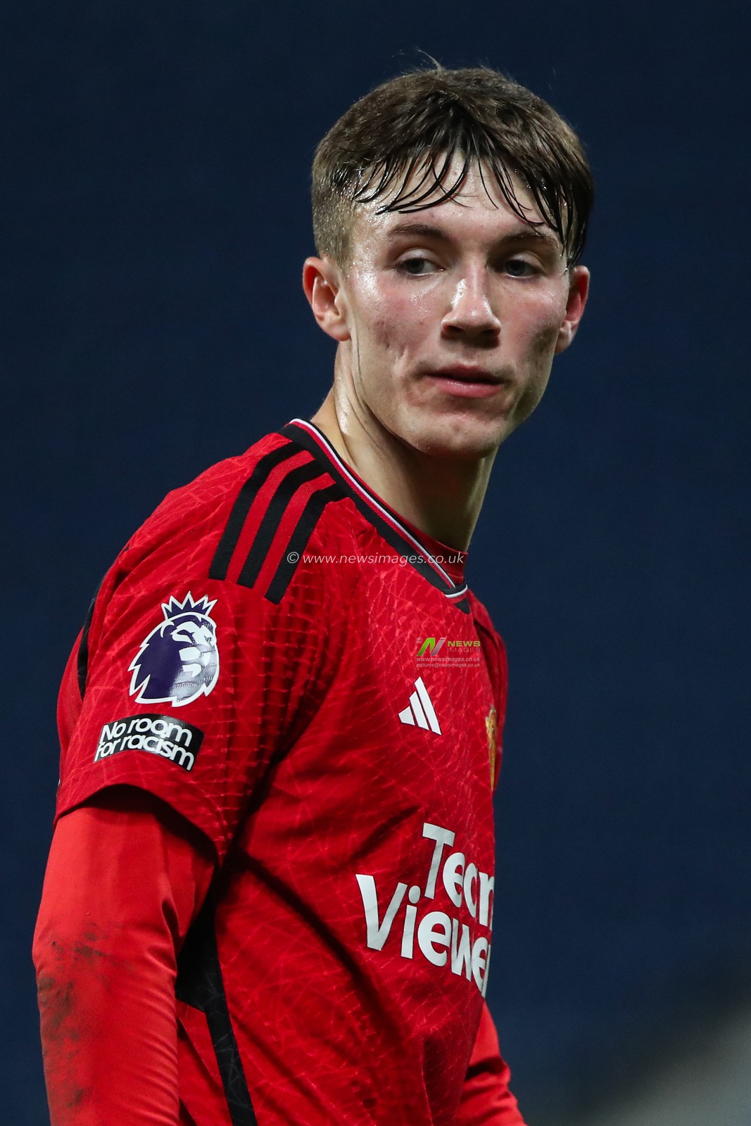 Charlie McNeil of Manchester United during the Premier League 2 U23 match West Bromwich Albion vs Manchester United at The Hawthorns, West Bromwich, United Kingdom, 18th March 2024

(Photo by Gareth Evans/News Images)