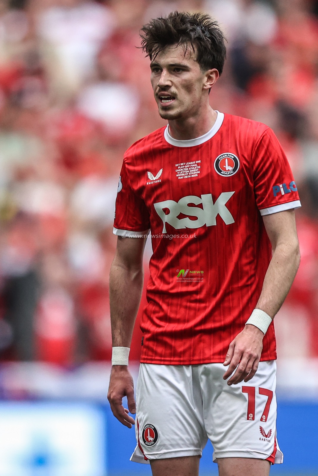 Alex Gilbert of Charlton Athletic during the Sky Bet League 1 Playoff Final match Charlton Athletic vs Leyton Orient at Wembley Stadium, London, United Kingdom, 25th May 2025

(Photo by Alfie Cosgrove/News Images)