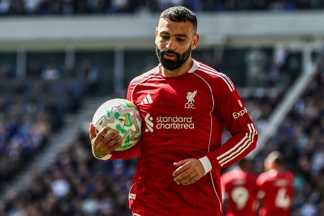 Mohamed Salah of Liverpool during the Premier League match Everton vs Liverpool at Hill Dickinson Stadium, Liverpool, United Kingdom on 19 April 2026

(Photo by Alfie Cosgrove/News Images)