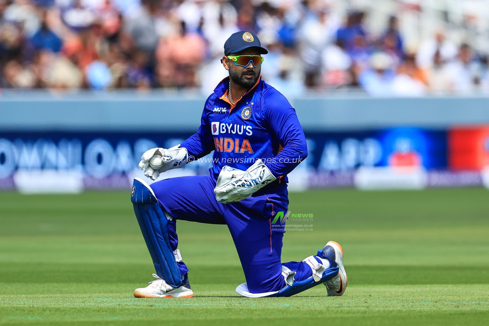 Rishabh Pant of India during the game