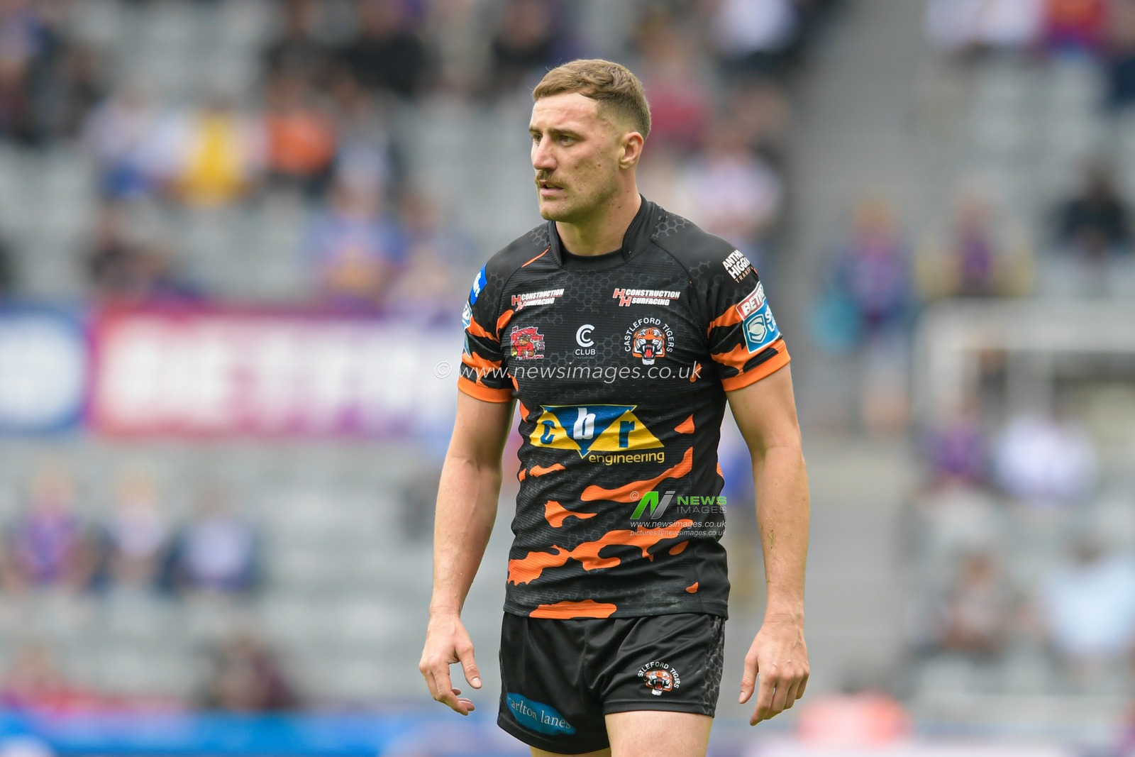 James Clare (20) of Castleford Tigers in action during the game