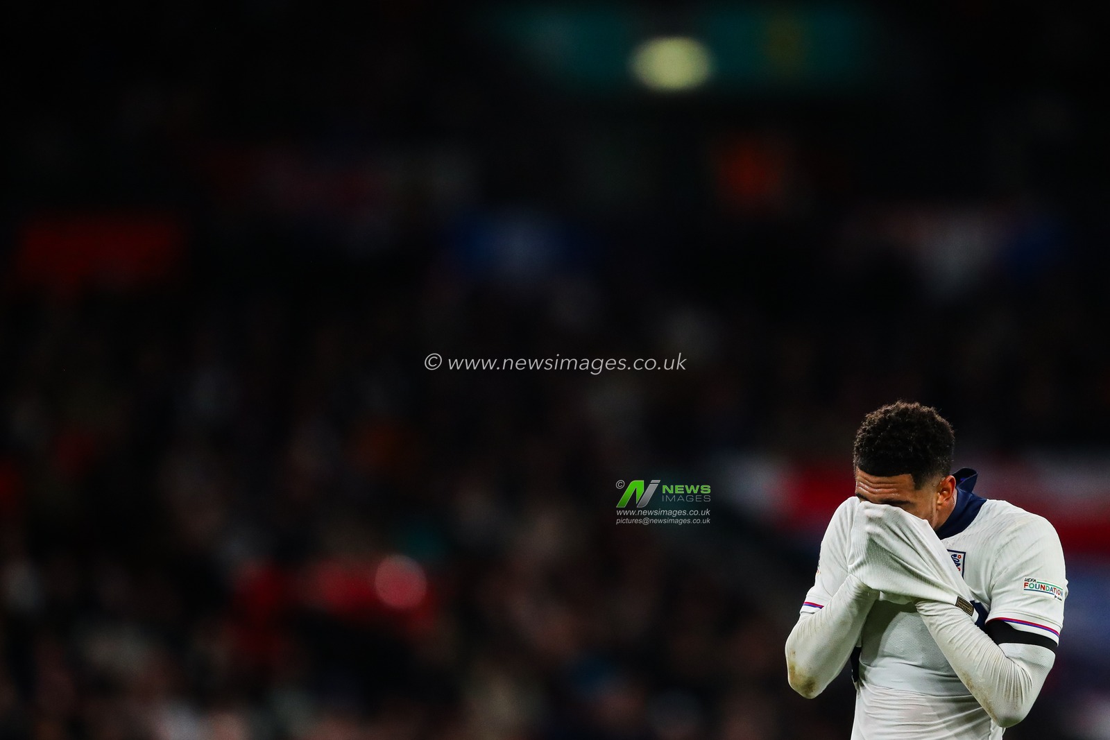 Jude Bellingham of England reacts during the UEFA Nations League - League B - Group B2 - match England vs Greece at Wembley Stadium, London, United Kingdom, 10th October 2024

(Photo by Gareth Evans/News Images)