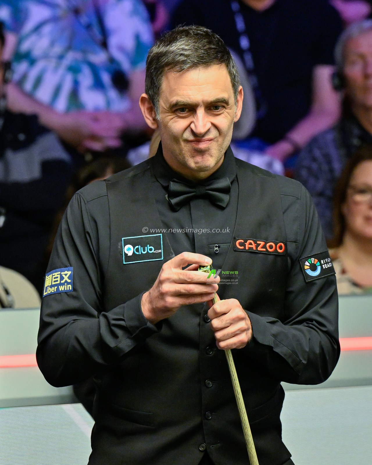 Ronnie O'Sullivan reacts while chalking his cue, during the Cazoo World Championships 2024 at Crucible Theatre, Sheffield, United Kingdom, 30th April 2024

(Photo by Cody Froggatt/News Images)