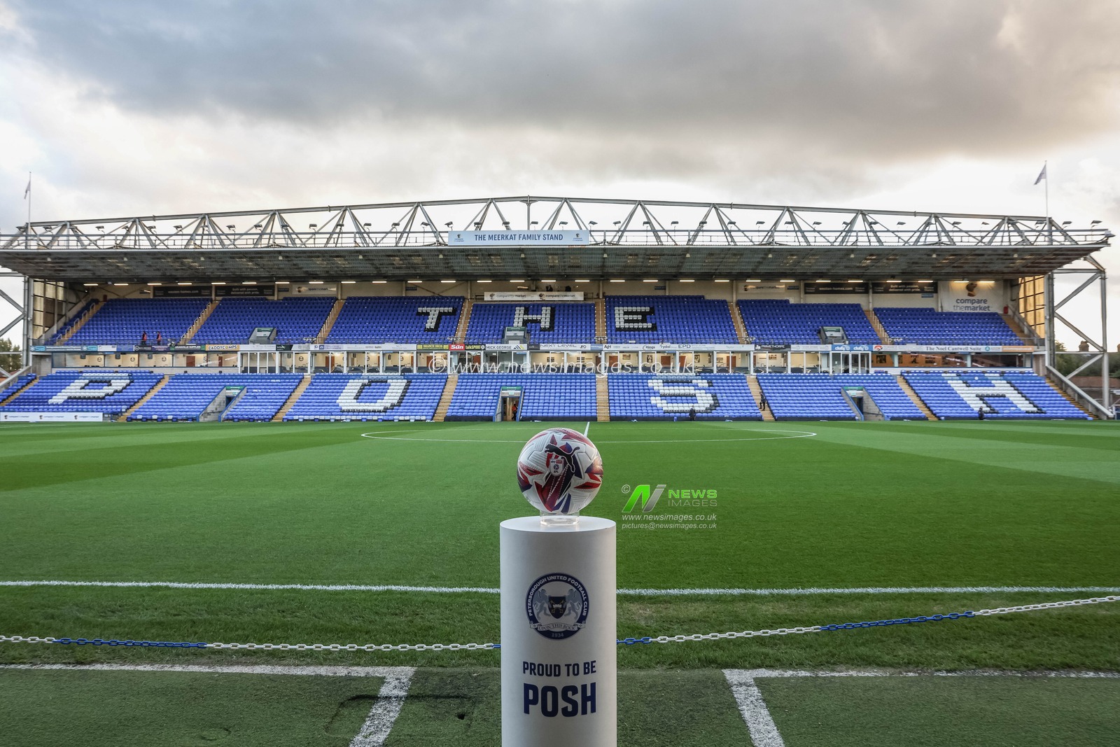 A general view of during the Weston Homes Stadium Sky Bet League 1 match Peterborough United vs Blackpool at Weston Homes Stadium, Peterborough, United Kingdom, 22nd October 2024

(Photo by Mark Cosgrove/News Images)