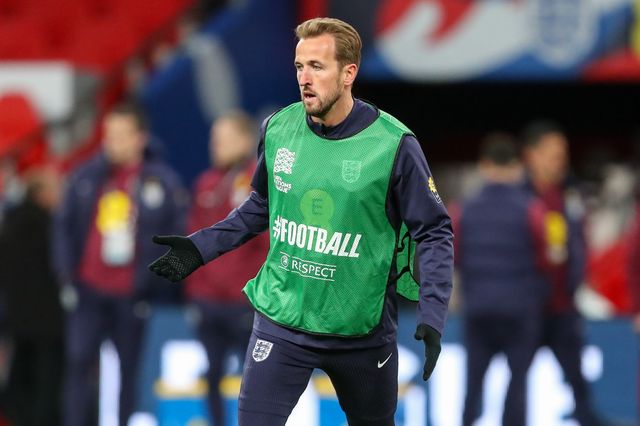 Harry Kane of England in the pregame warmup session during the UEFA Nations League, League B - Group 2 match England vs Republic of Ireland at Wembley Stadium, London, United Kingdom, 17th November 2024

(Photo by Gareth Evans/News Images)